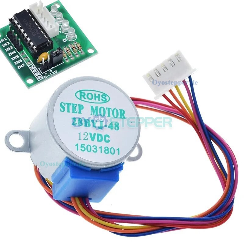 5V 12V 4-Phasen 28BYJ-48 DC Getriebe Schrittmotor + ULN2003 Treiberplatine ULN2003 PIC MCU DIY